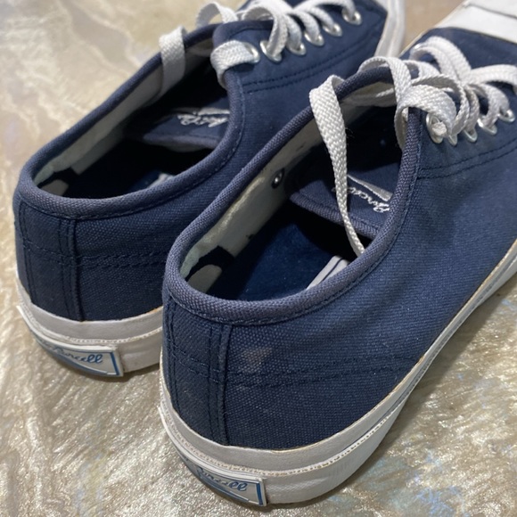 Converse Jack Purcell Low Tops Lace Blue Vintage Sneakers Women’s 7.5 / Men’s 6 - Picture 13 of 17